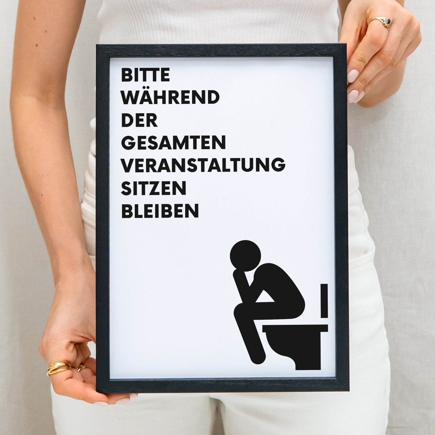 Badezimmer Bild Gäste WC Deko Poster Für Die Toilette Lustiges Einzugsgeschenk