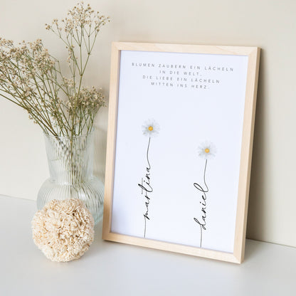 Geldgeschenk Hochzeit Blumen Bild Personalisiertes Hochzeitsgeschenk Mit Geld