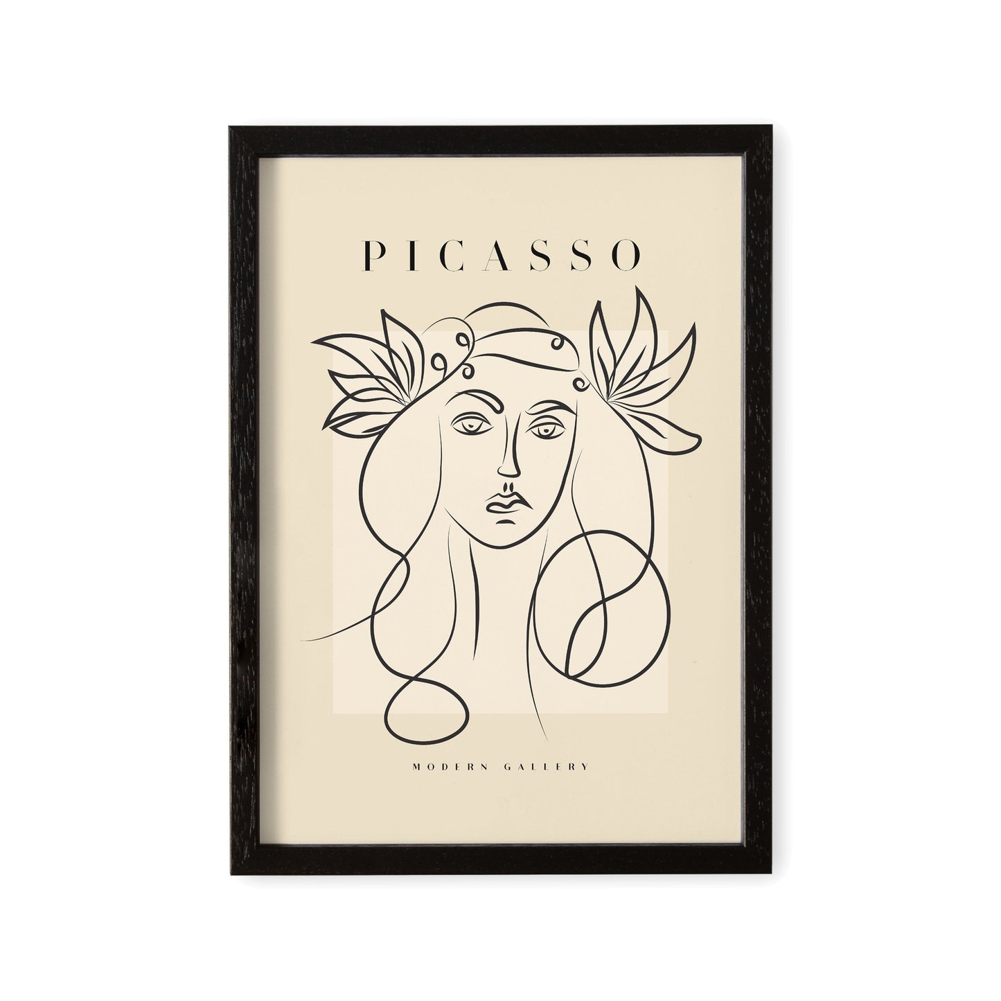 Picasso Poster Set 3 Frei Wählbare Bilder Wohnzimmer Deko Print Beige