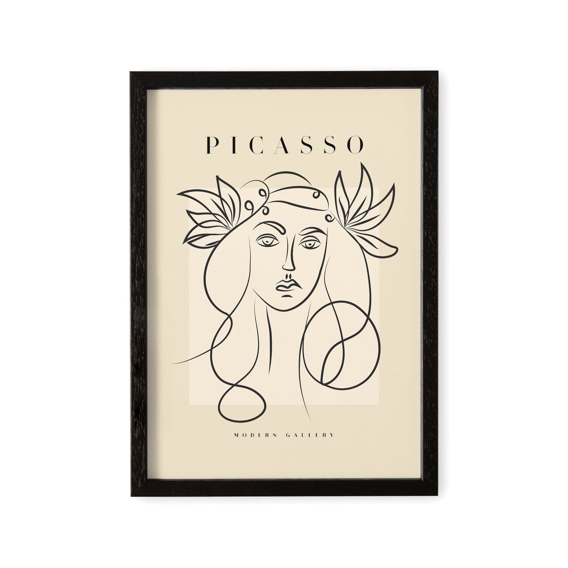 Picasso Poster Set 3 Frei Wählbare Bilder Wohnzimmer Deko Print Beige
