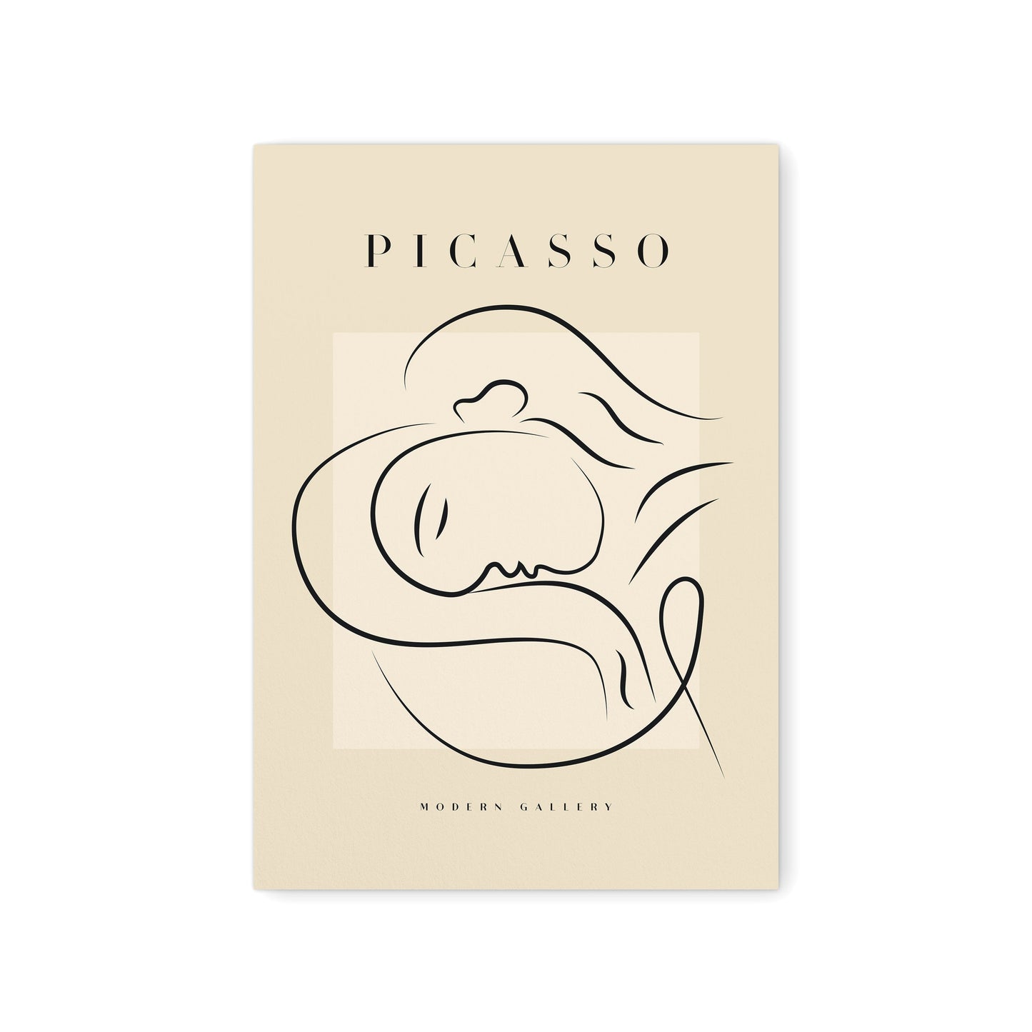 Picasso Poster Set 3 Frei Wählbare Bilder Wohnzimmer Deko Print Beige