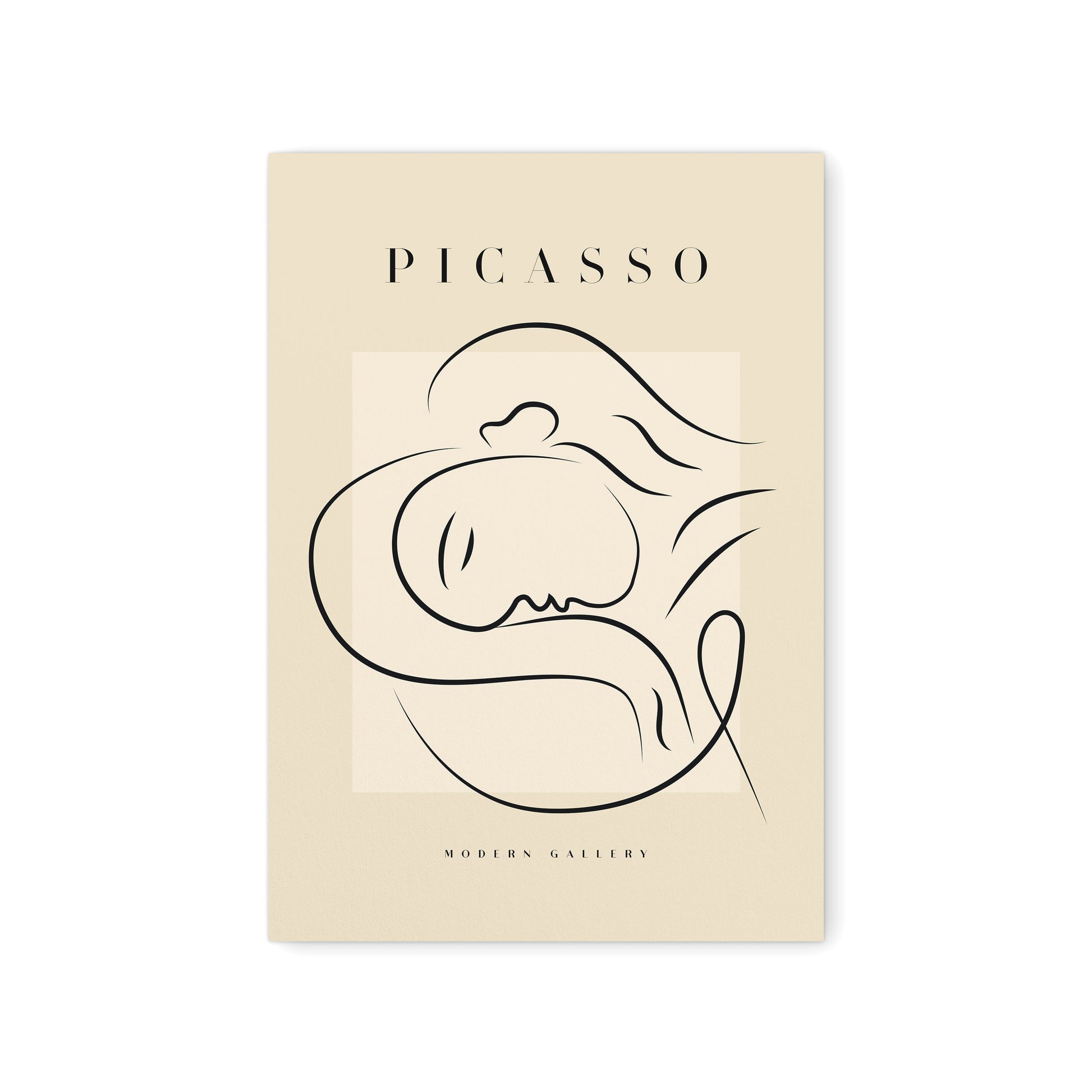 Picasso Poster Set 3 Frei Wählbare Bilder Wohnzimmer Deko Print Beige