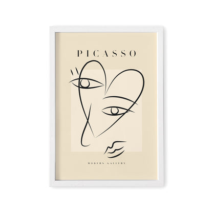 Picasso Poster Set 3 Frei Wählbare Bilder Wohnzimmer Deko Print Beige