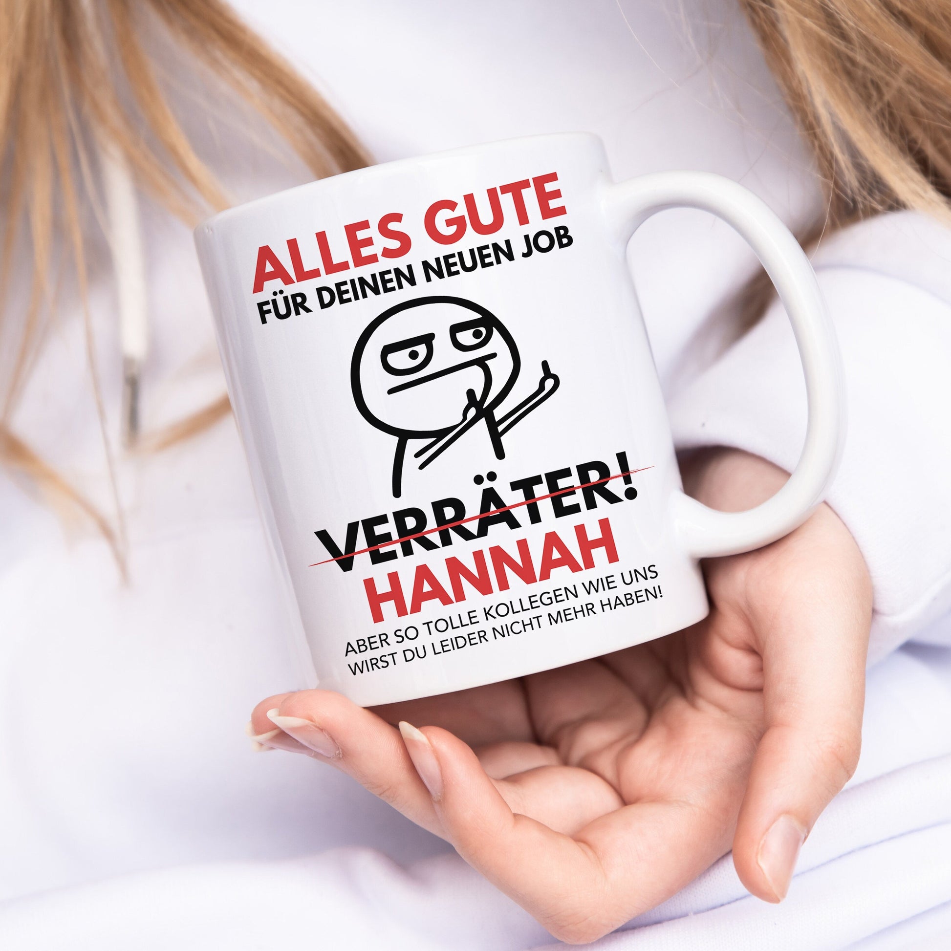 Abschiedsgeschenk Kollegen Tasse Verräter Kollege Kollegin Geschenk zum Abschied Personalisiert Arbeitskollegen Jobwechsel
