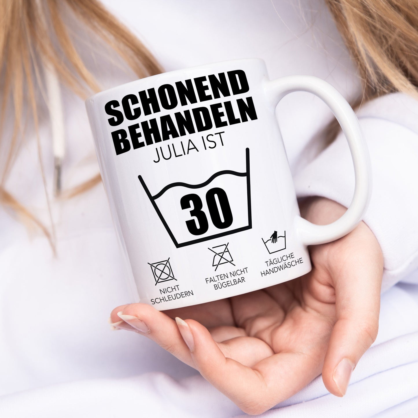 Schonend Behandeln 30 Tasse personalisiert 30. Geburtstag Geschenk Mann Frau Geburtstagsgeschenk runder Geburtstag 30 Jahre