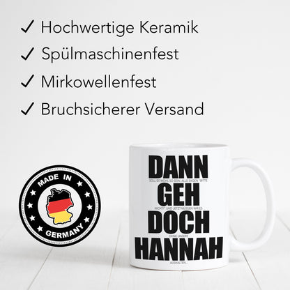 Dann Geh Doch Tasse Personalisiert zum Abschied Kollegin Kollege Jobwechsel Lustiges Abschiedsgeschenk Arbeitskollegin