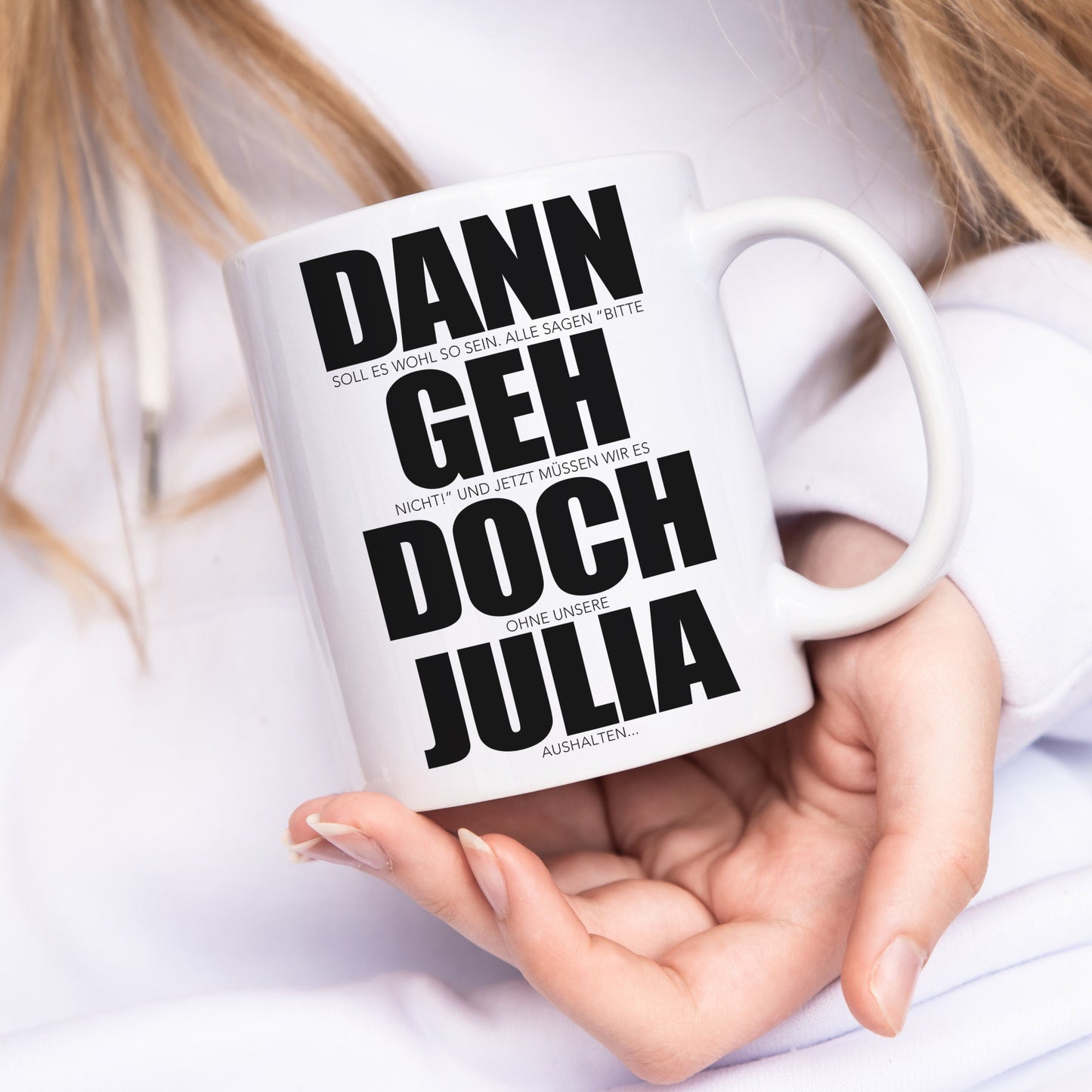 Dann Geh Doch Tasse Personalisiert zum Abschied Kollegin Kollege Jobwechsel Lustiges Abschiedsgeschenk Arbeitskollegin