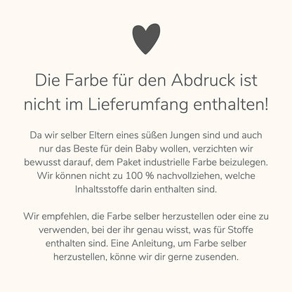 Baby Fußabdruck Bild Panda Fußabdrücke Personalisiert Babygeschenk zur Geburt Geschenk Kleinkind Kinderzimmerdeko (Ohne Farbe)