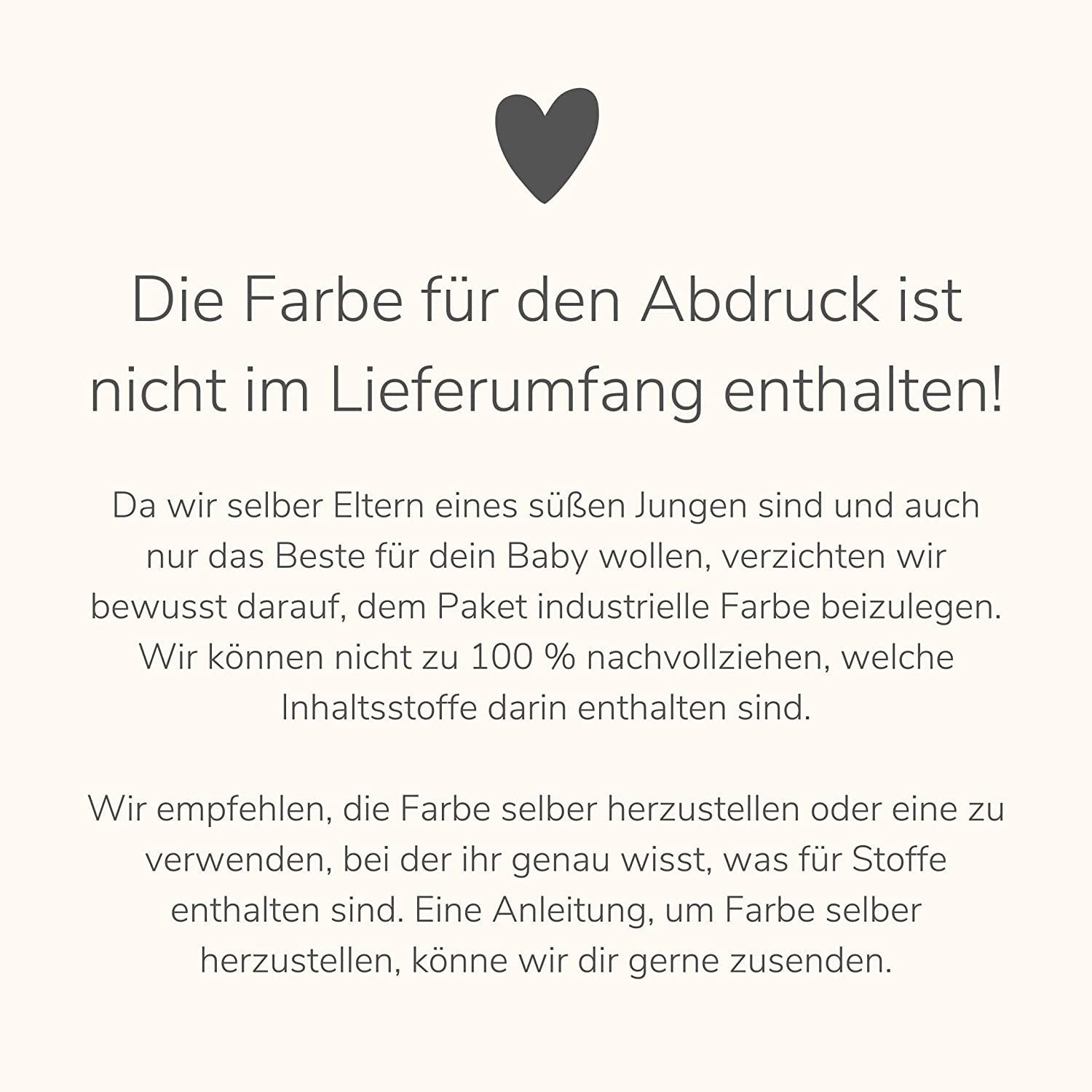 Baby Fußabdruck Bild Bär Fußabdrücke Personalisiert Babygeschenk zur Geburt Geschenk Kleinkind Kinderzimmerdeko (Ohne Farbe)
