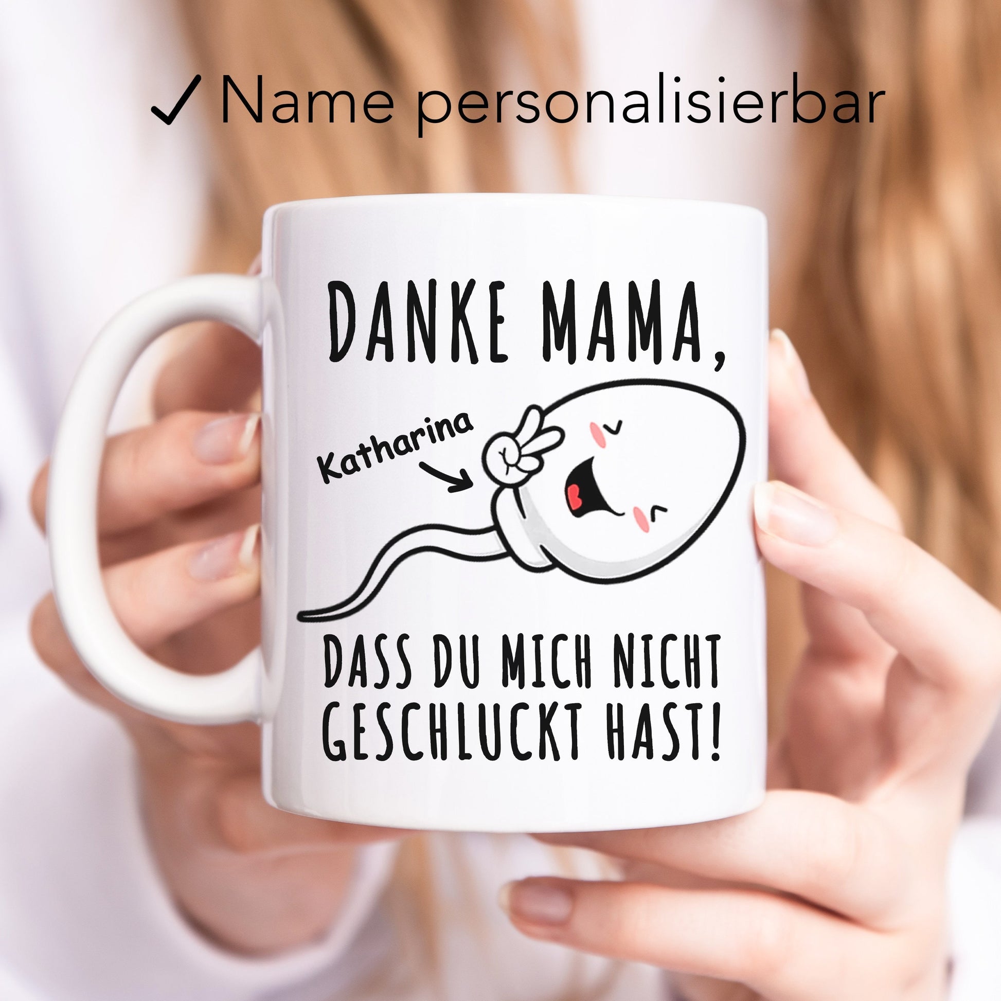 Mama Tasse personalisiert Geschenk Muttertag lustige Tasse mit Spruch Mutter Tochter Sohn Muttertagsgeschenk