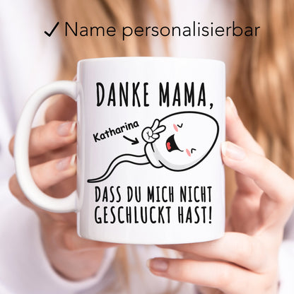 Mama Tasse personalisiert Geschenk Muttertag lustige Tasse mit Spruch Mutter Tochter Sohn Muttertagsgeschenk