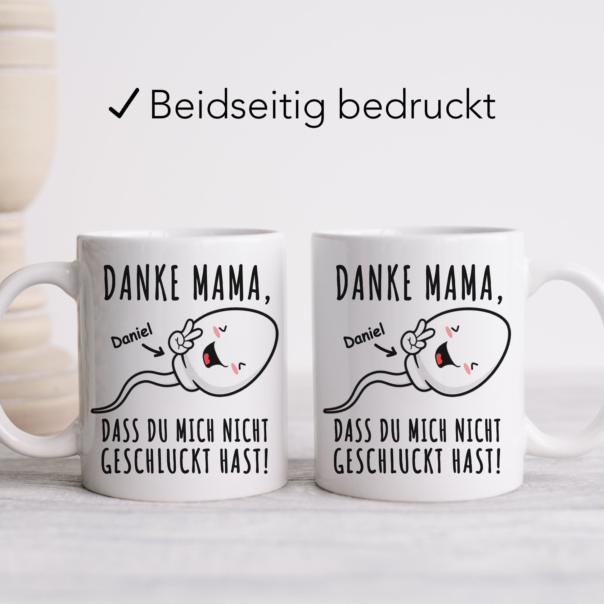 Mama Tasse personalisiert Geschenk Muttertag lustige Tasse mit Spruch Mutter Tochter Sohn Muttertagsgeschenk
