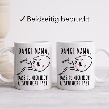 Mama Tasse personalisiert Geschenk Muttertag lustige Tasse mit Spruch Mutter Tochter Sohn Muttertagsgeschenk