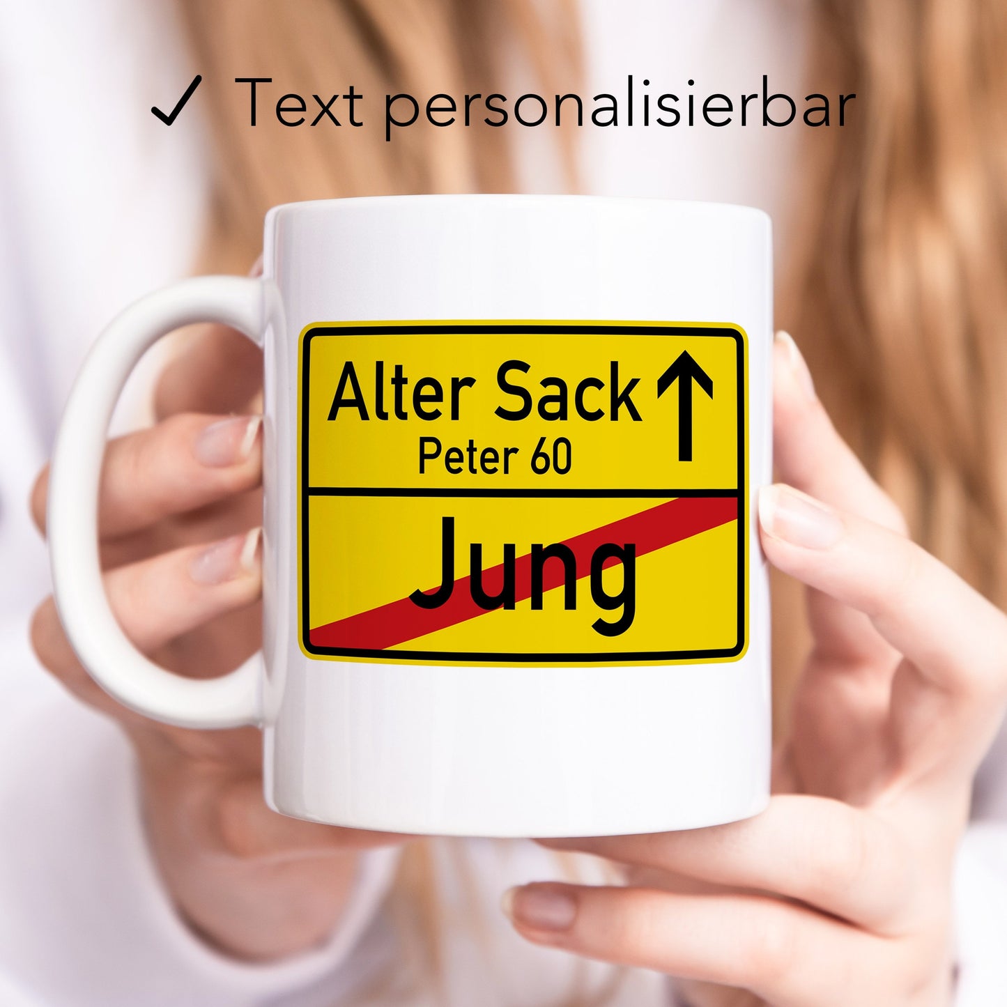 Geburtstagsgeschenk Für Männer Alter Sack Tasse personalisiert 40. 50. 60. Geburtstag Geschenk Mann