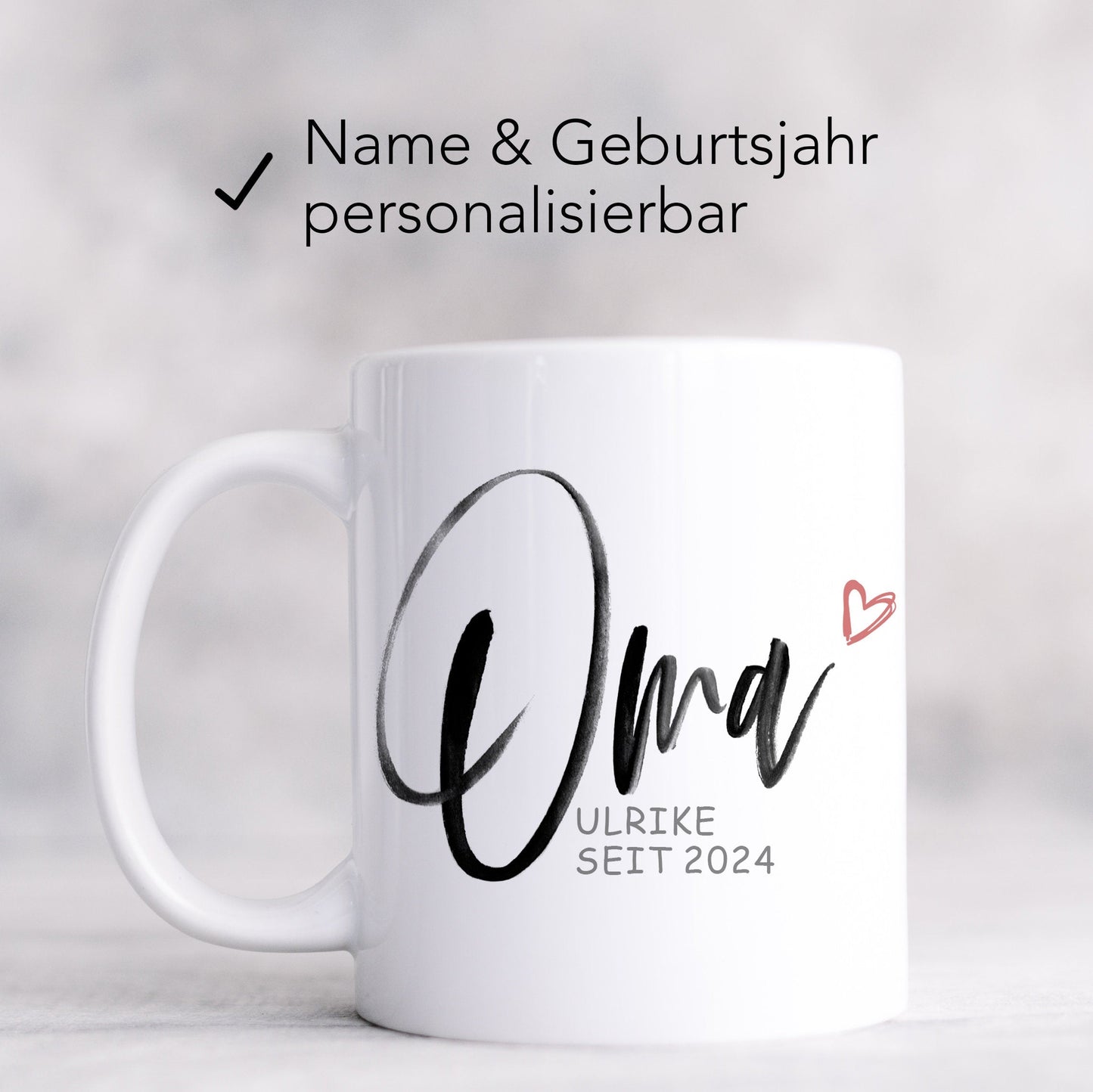 Schwangerschaft verkünden Oma Opa Tassen Paar personalisiert Werdende Großeltern Geschenk