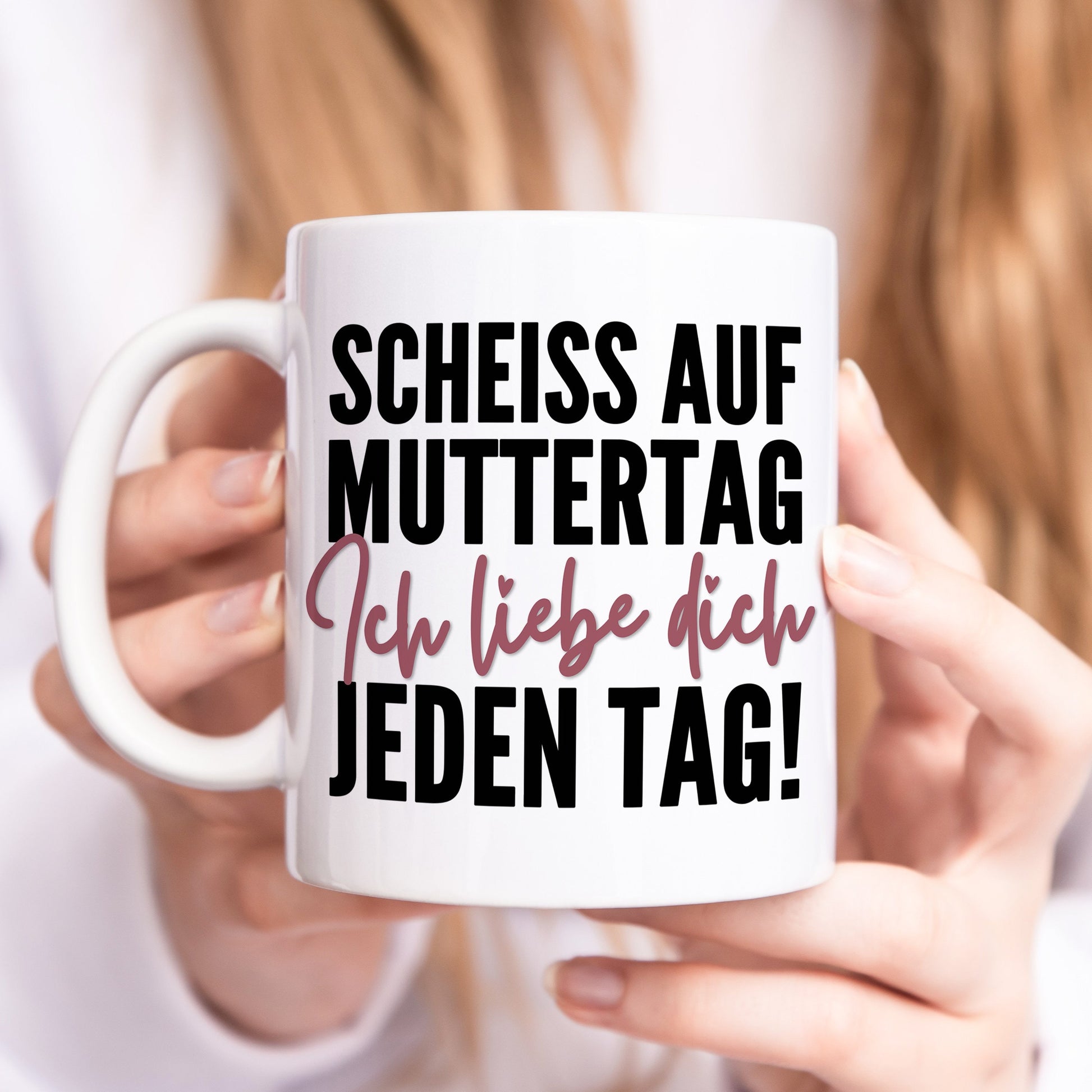Scheiss Auf Muttertag Tasse Mama Muttertagsgeschenk personalisiert mit Foto Geschenk