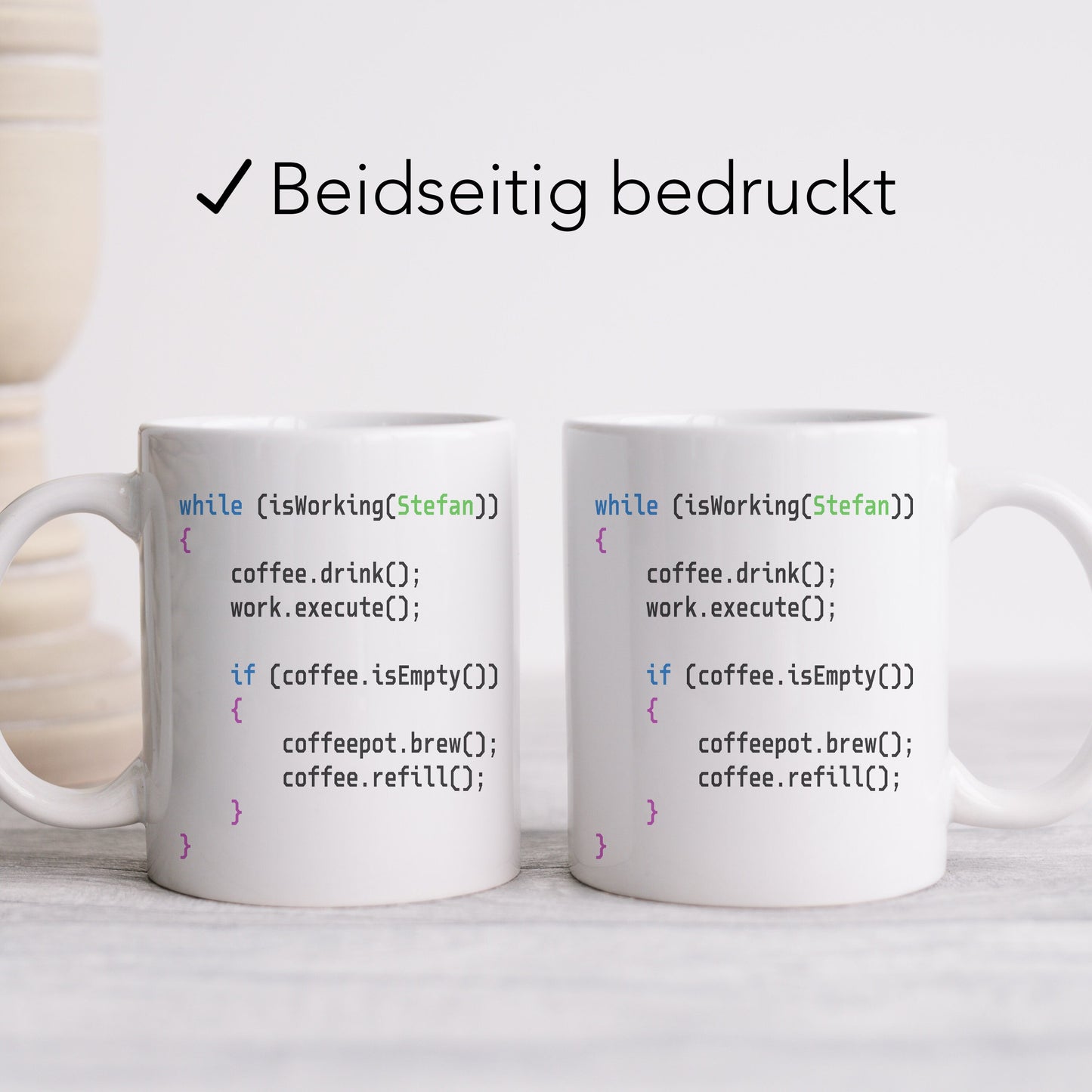 Informatiker Tasse Programmierer personalisierte Kaffeetasse IT Nerd Geschenk für Code Entwickler Developer Geschenkidee