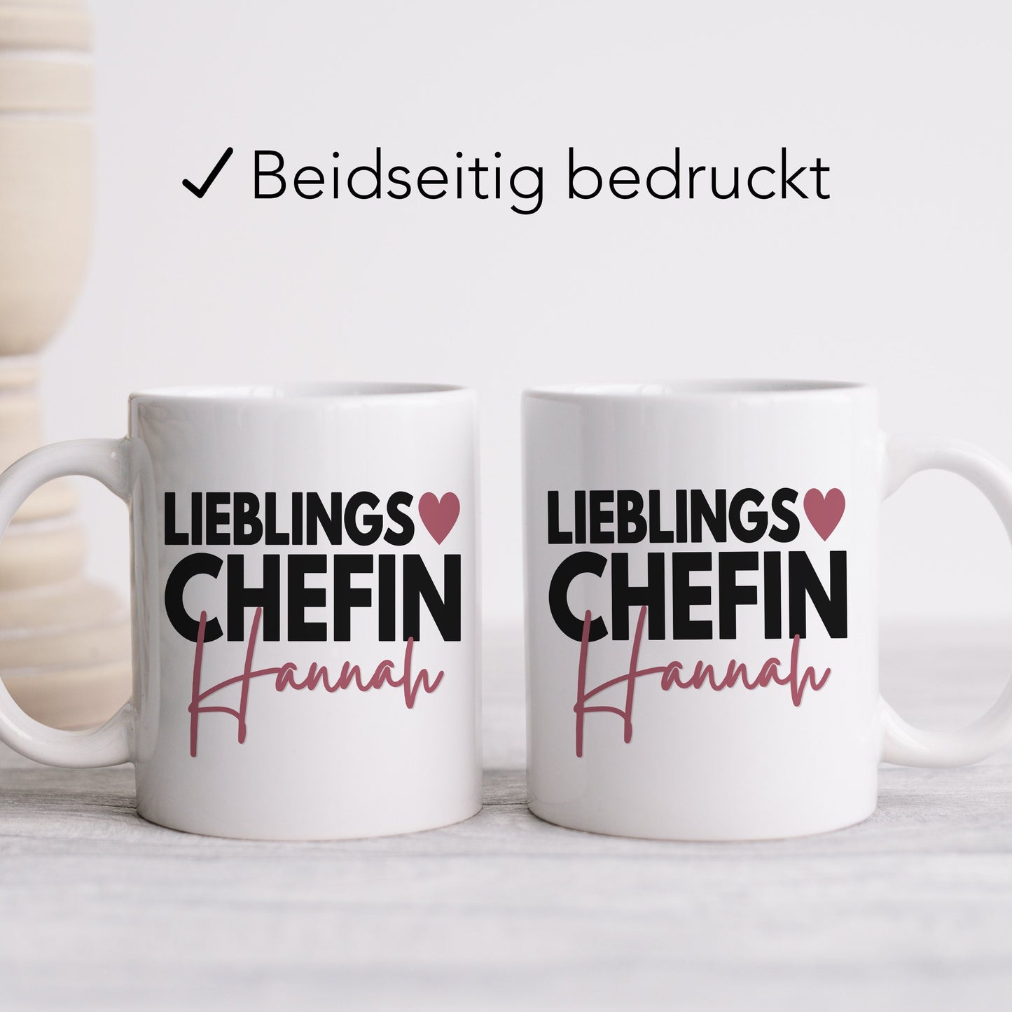 Chefin Geschenk Tasse Personalisiert für Chefin Abteilungsleiter Abschiedsgeschenk Büro Kaffeebecher Lieblingskollegin