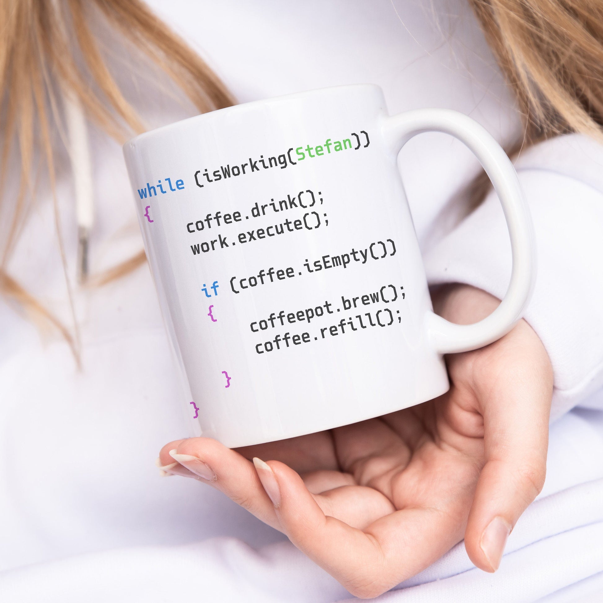 Informatiker Tasse Programmierer personalisierte Kaffeetasse IT Nerd Geschenk für Code Entwickler Developer Geschenkidee