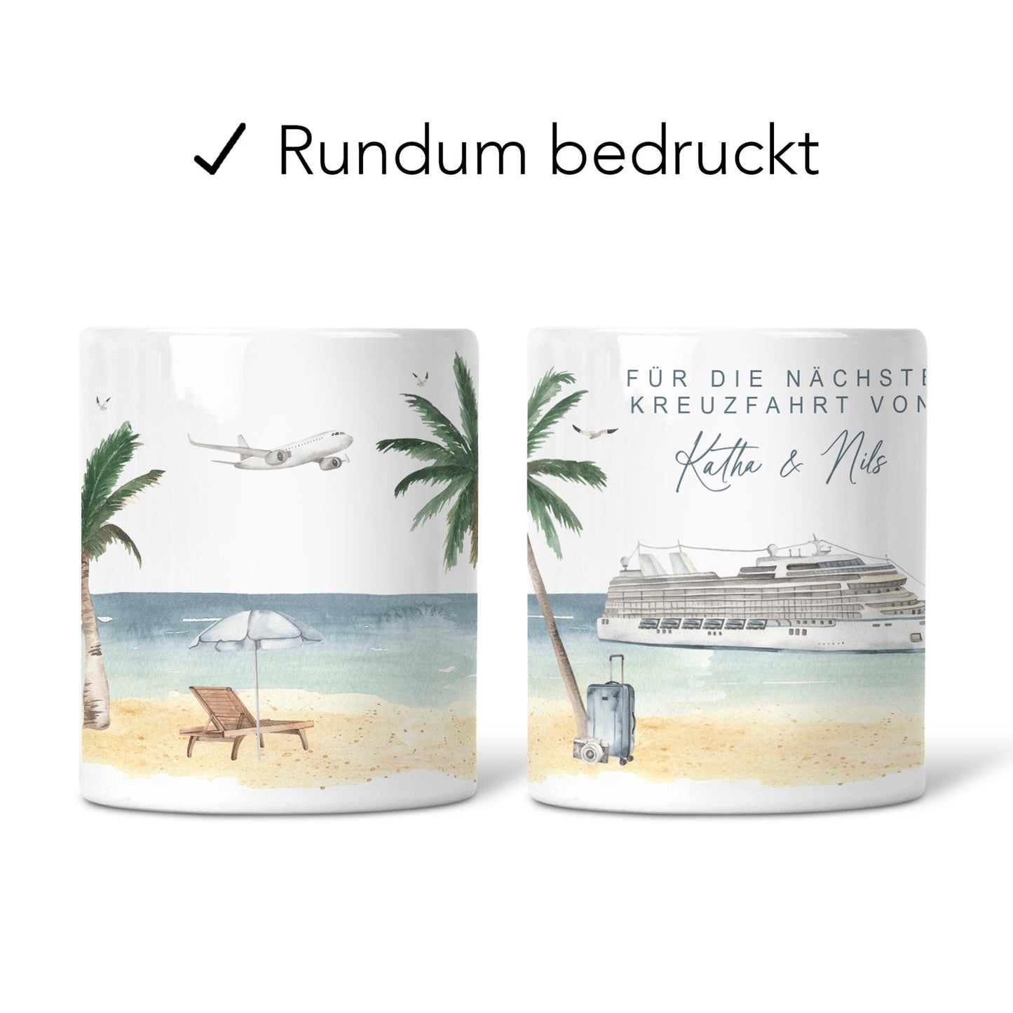 Kreuzfahrt Geschenk Spardose Schiff personalisiertes Geldgeschenk Schiffsreise Kreuzfahrt Reisekasse Kreuzfahrtschiff Urlaub Geschenk