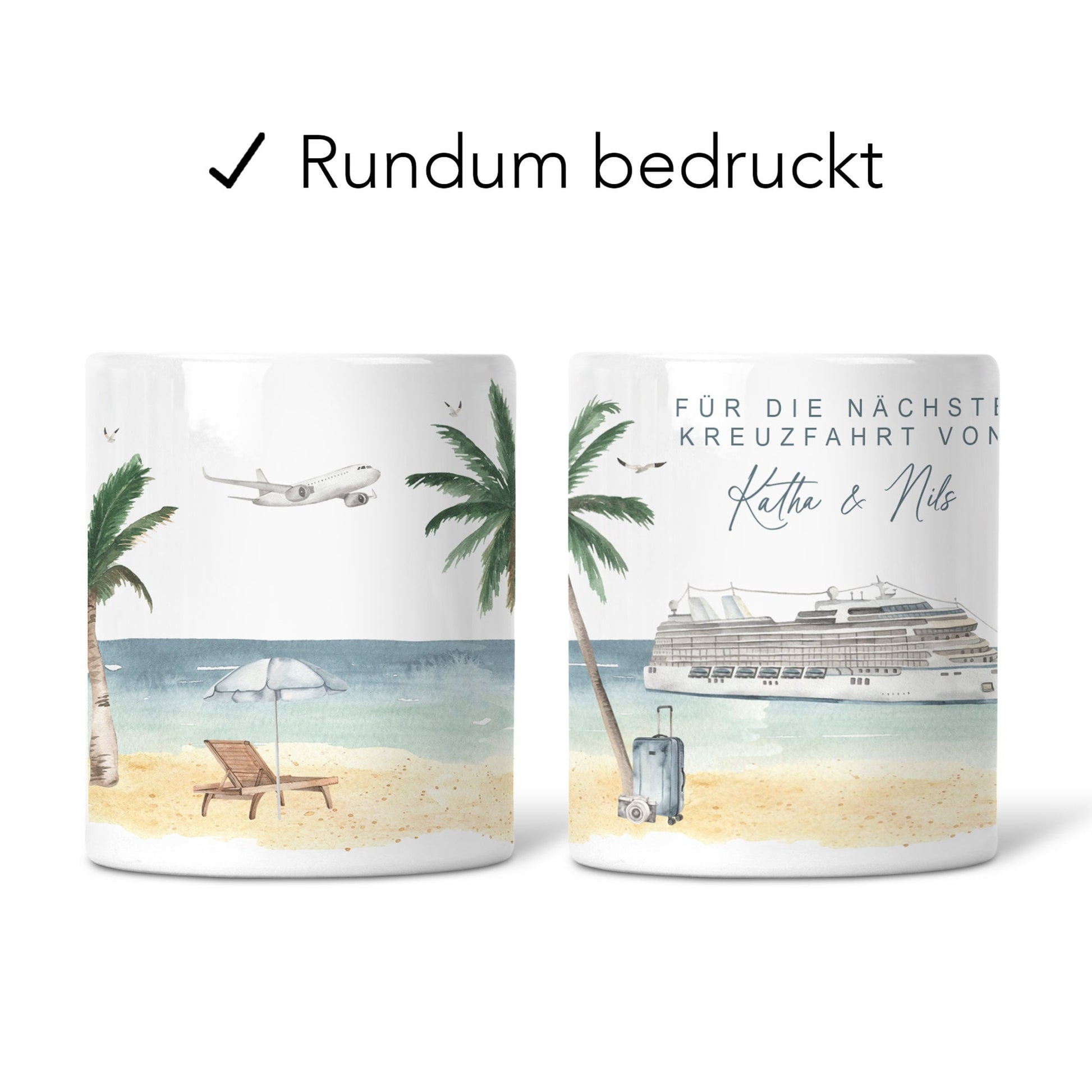 Kreuzfahrt Geschenk Spardose Schiff personalisiertes Geldgeschenk Schiffsreise Kreuzfahrt Reisekasse Kreuzfahrtschiff Urlaub Geschenk