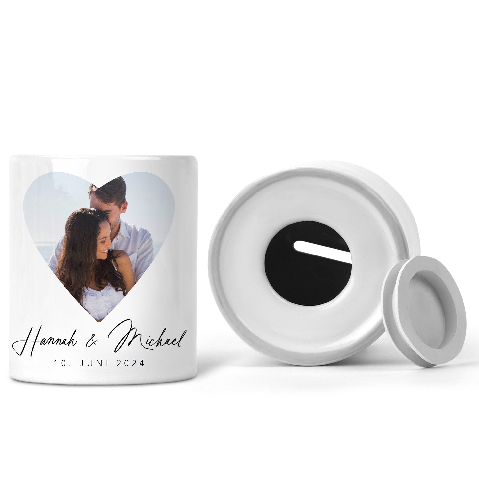 Hochzeitsgeschenk Geld Spardose personalisiert mit Foto Geldgeschenk Hochzeit Geschenk für Brautpaar