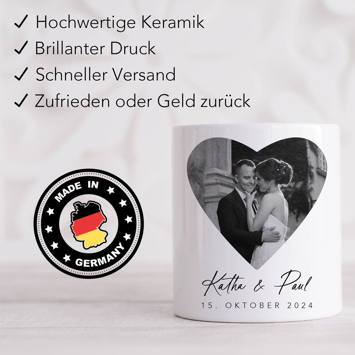 Hochzeitsgeschenk Geld Spardose personalisiert mit Foto Geldgeschenk Hochzeit Geschenk für Brautpaar