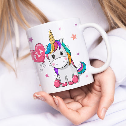 Einhorn Tasse personalisiert mit Namen Geburtstagsgeschenk Mädchen aus Keramik Schulkind Geschenk