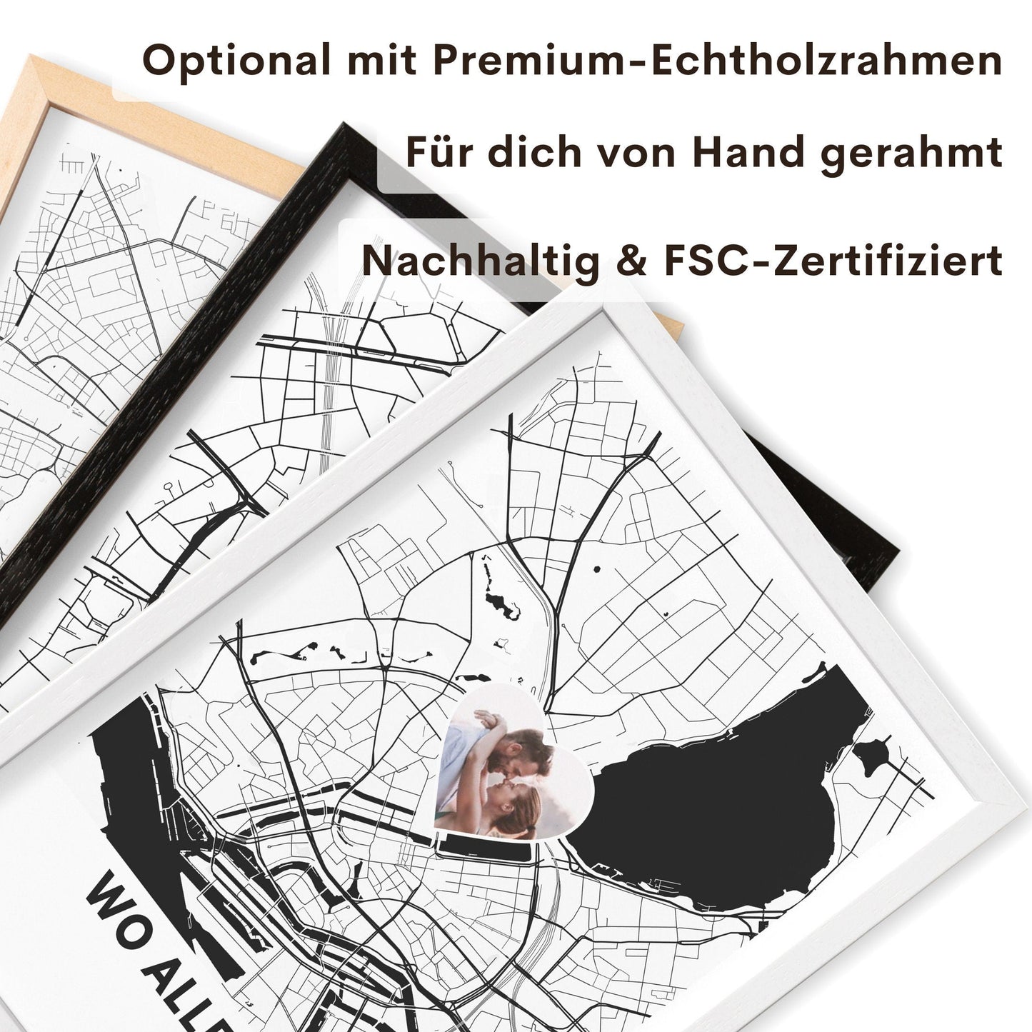 Wo alles begann Poster personalisiertes Koordinaten Bild Hochzeitsgeschenk Jahrestag Geschenk Hochzeitstag