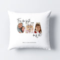 Oma Kissen mit Foto personalisiertes Fotogeschenk Fotokissen Dekokissen Geschenk für Großmutter Muttertagsgeschenk 40x40 cm inkl. Füllung