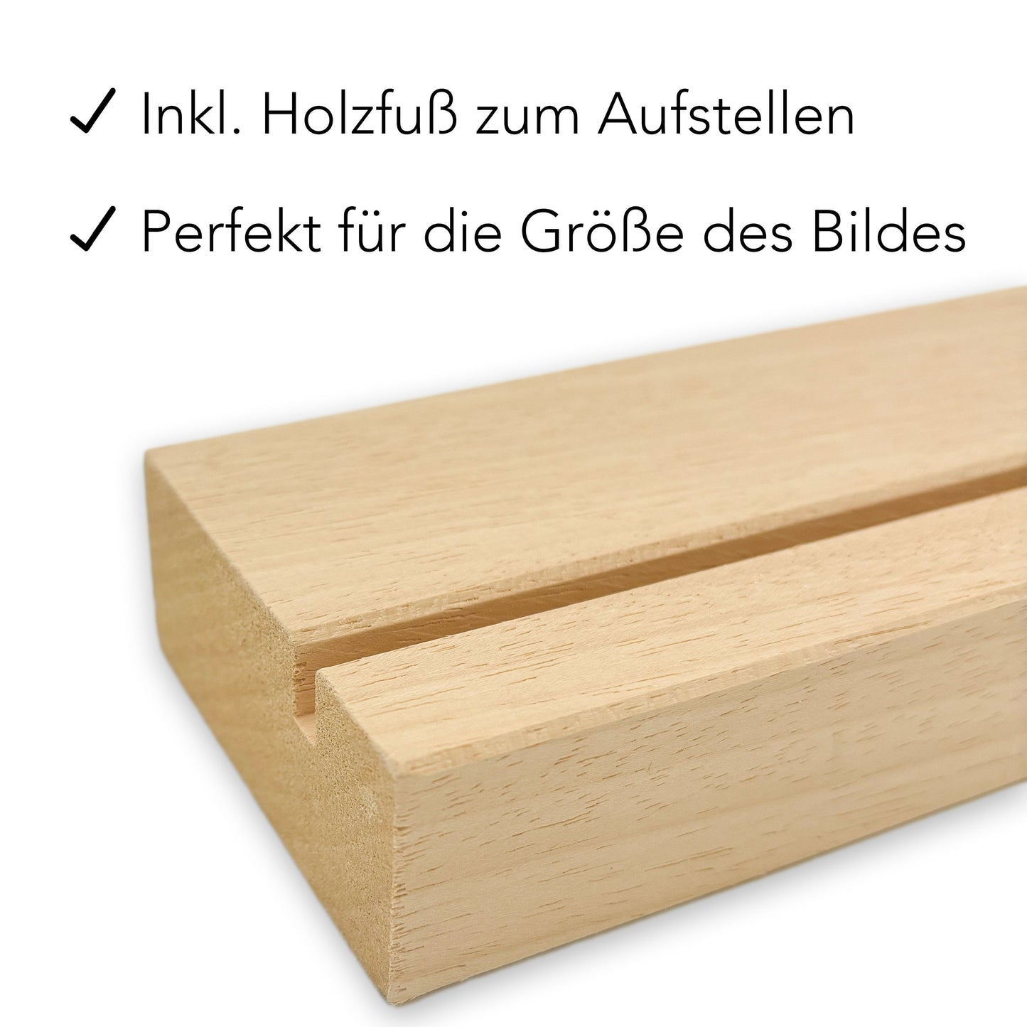 80. Geburtstag Frau Mann Geschenk Foto Acrylglas Bild Fotogeschenk personalisiert Geburtstagsgeschenk Fotocollage inkl. Holzfuß 20x30 cm