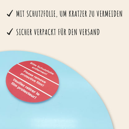 Nachtlicht personalisiert für Kinder & Baby Alpaka Babyzimmer Deko Kinderzimmer Nachtlampe Mädchen Jungen Inkl. Holzfuß und Netzteil