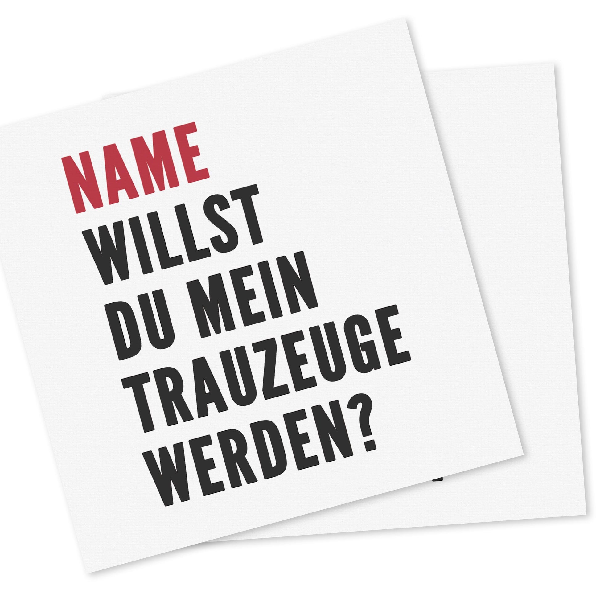 Willst du mein Trauzeuge sein personalisiert Bierflaschen Etikett Trauzeuge fragen Geschenk Etiketten selbstklebend 2 Stück | 9x9 cm