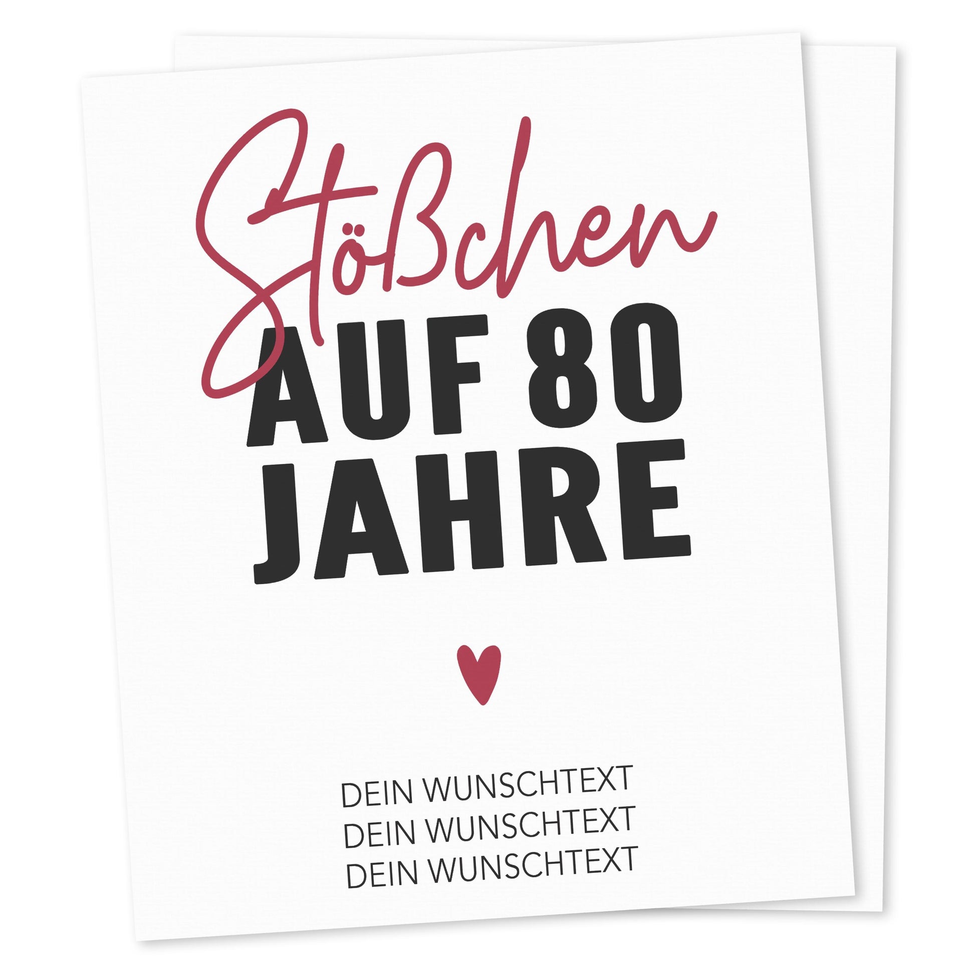 80. Geburtstag Frau Weinetiketten personalisierte Flaschenetiketten Geburtstagsgeschenk Geschenk Etiketten selbstklebend 2 Stück | 10x12 cm