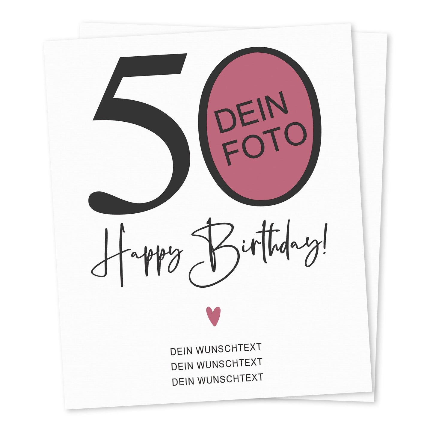 50. Geburtstag Geschenk Weinetiketten personalisierte Flaschenetiketten Foto Geburtstagsgeschenk Etiketten selbstklebend 2 Stück | 10x12 cm