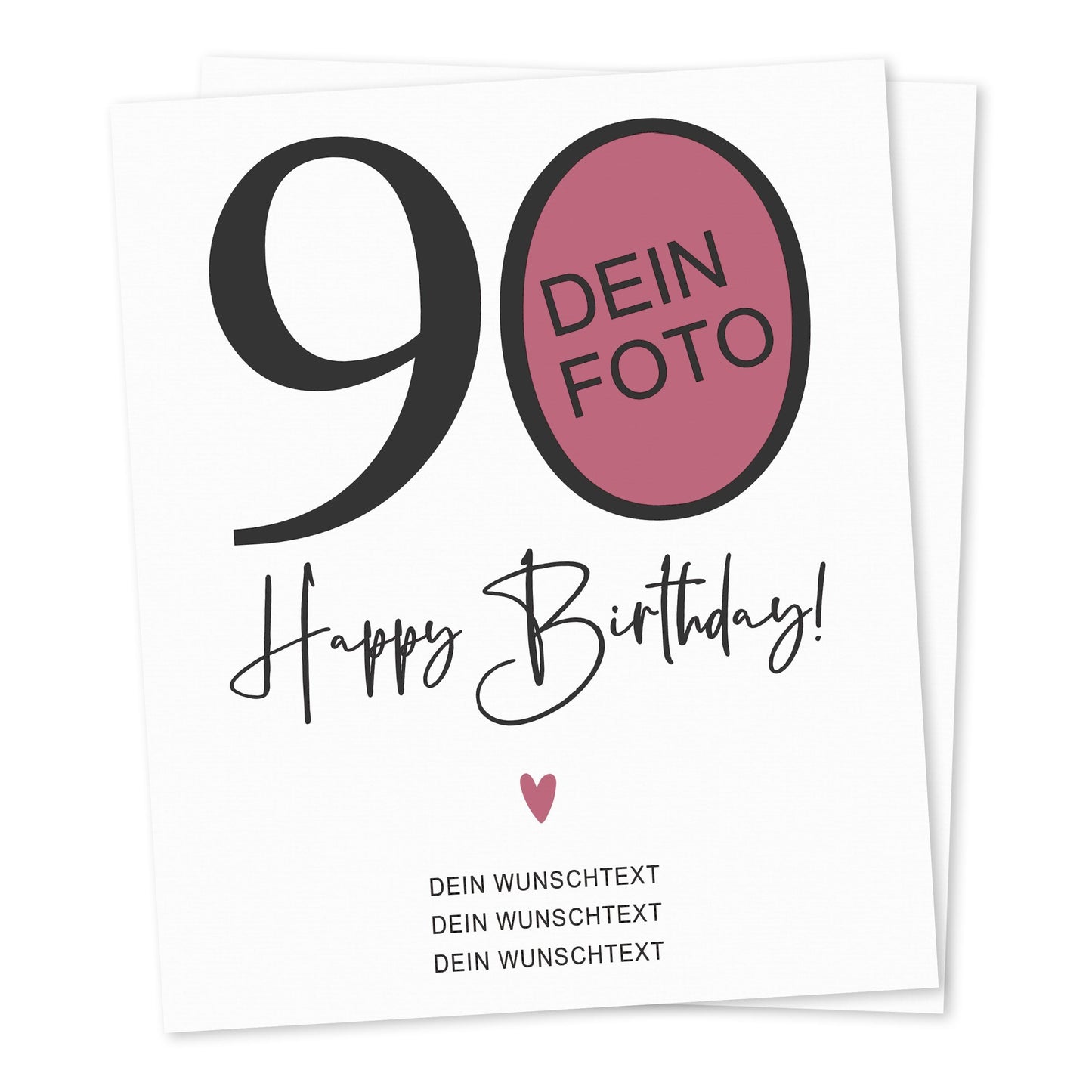 90. Geburtstag Geschenk Weinetiketten personalisierte Flaschenetiketten Foto Geburtstagsgeschenk Etiketten selbstklebend 2 Stück | 10x12 cm