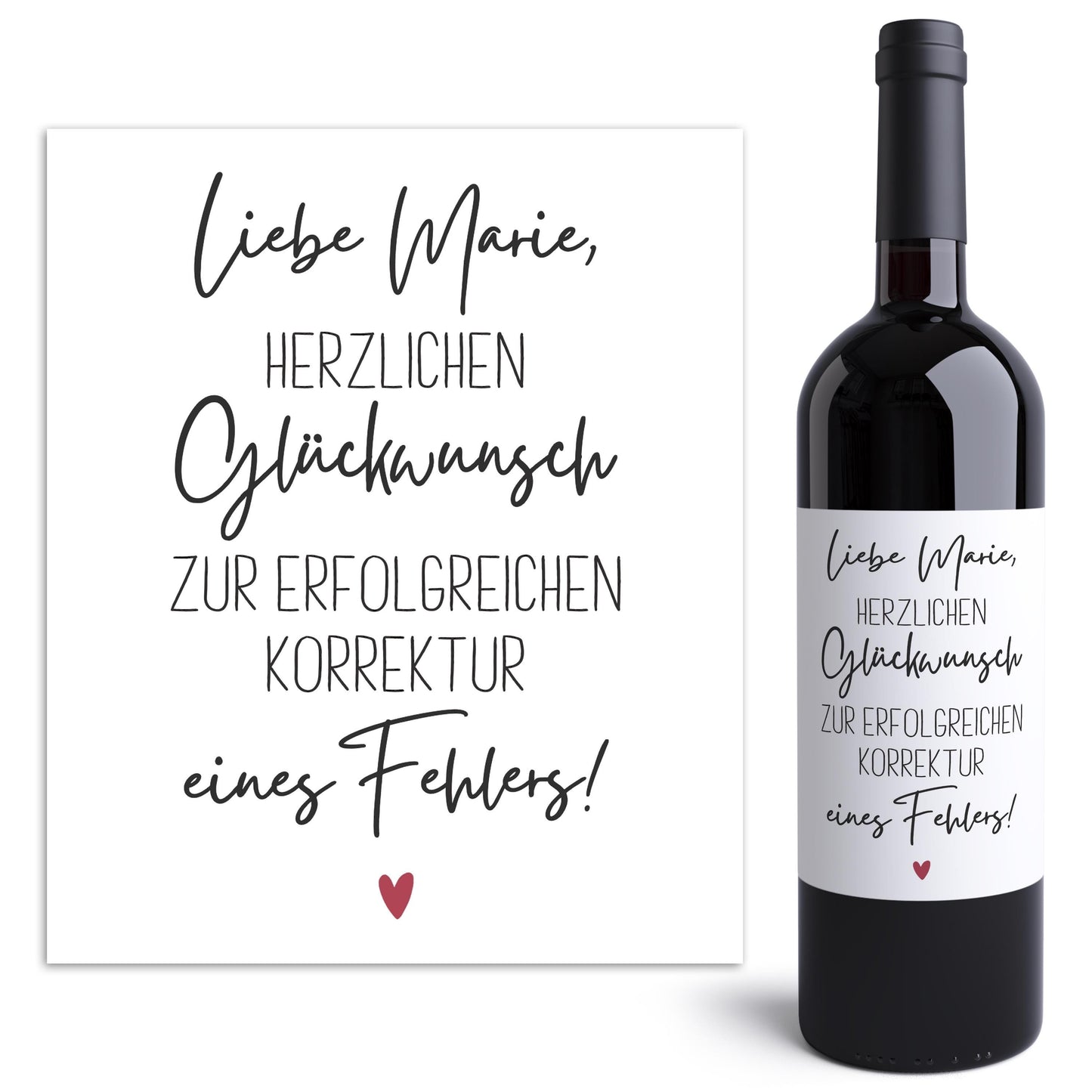 Scheidung Geschenk Scheidungsparty personalisierte Flaschenetiketten Scheidungsgeschenk Wein Etiketten selbstklebend 2 Stück | 10x12 cm