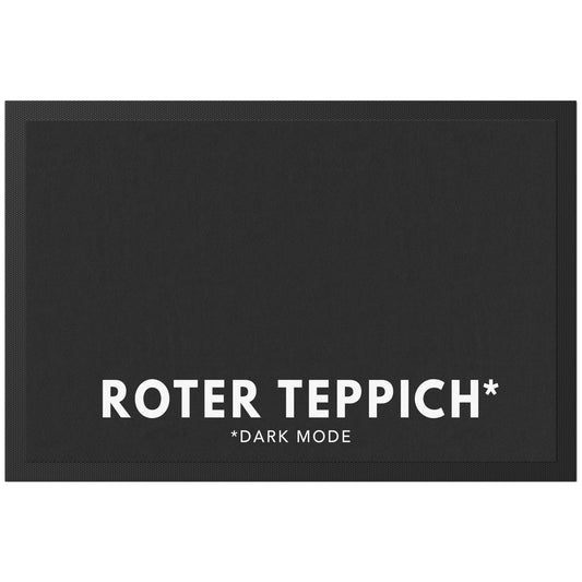 Roter Teppich Fußmatte Innen lustig Geschenk witzige Schmutzfangmatte Einweihungsgeschenk Wohnung Fußabtreter für Innen 60x40 cm