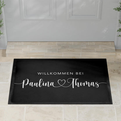 Personalisiert Fußmatte Einzugsgeschenk Wohnung Einweihungsgeschenk Geschenk zum Einzug ins Haus Schmutzfangmatte für Innen 60x40 cm