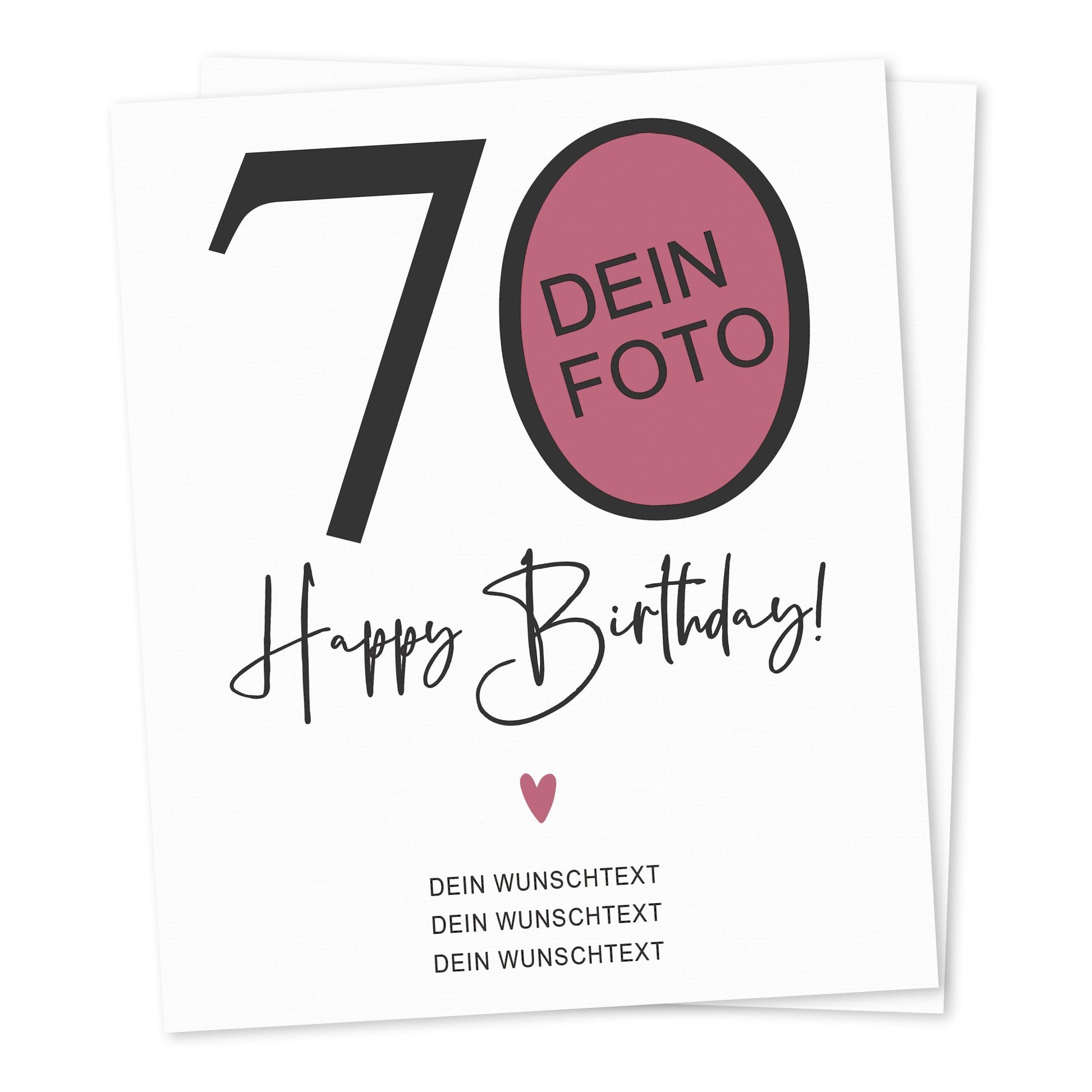 70. Geburtstag Geschenk Weinetiketten personalisierte Flaschenetiketten Foto Geburtstagsgeschenk Etiketten selbstklebend 2 Stück | 10x12 cm