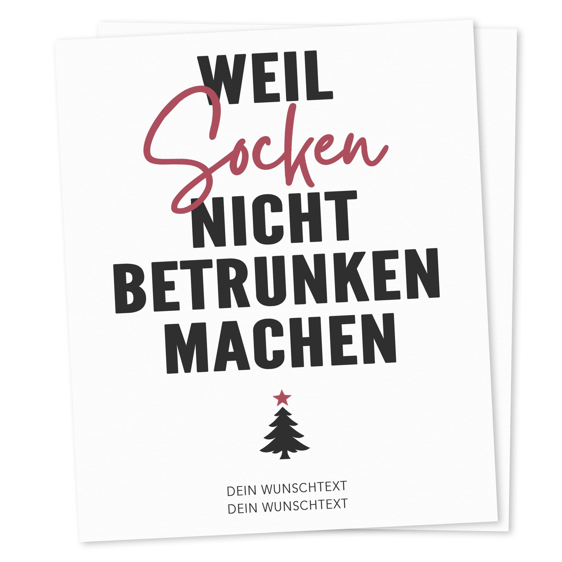 Weihnachten Weinetiketten personalisierte Flaschenetiketten Weihnachtsgeschenk Geschenk Wein Etiketten selbstklebend 2 Stück | 10x12 cm