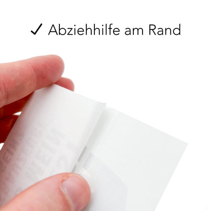 Weil Blumen nicht betrunken machen Weinetiketten personalisiert Geburtstagsgeschenk Frau Flaschenetiketten selbstklebend 2 Stück | 10x12 cm