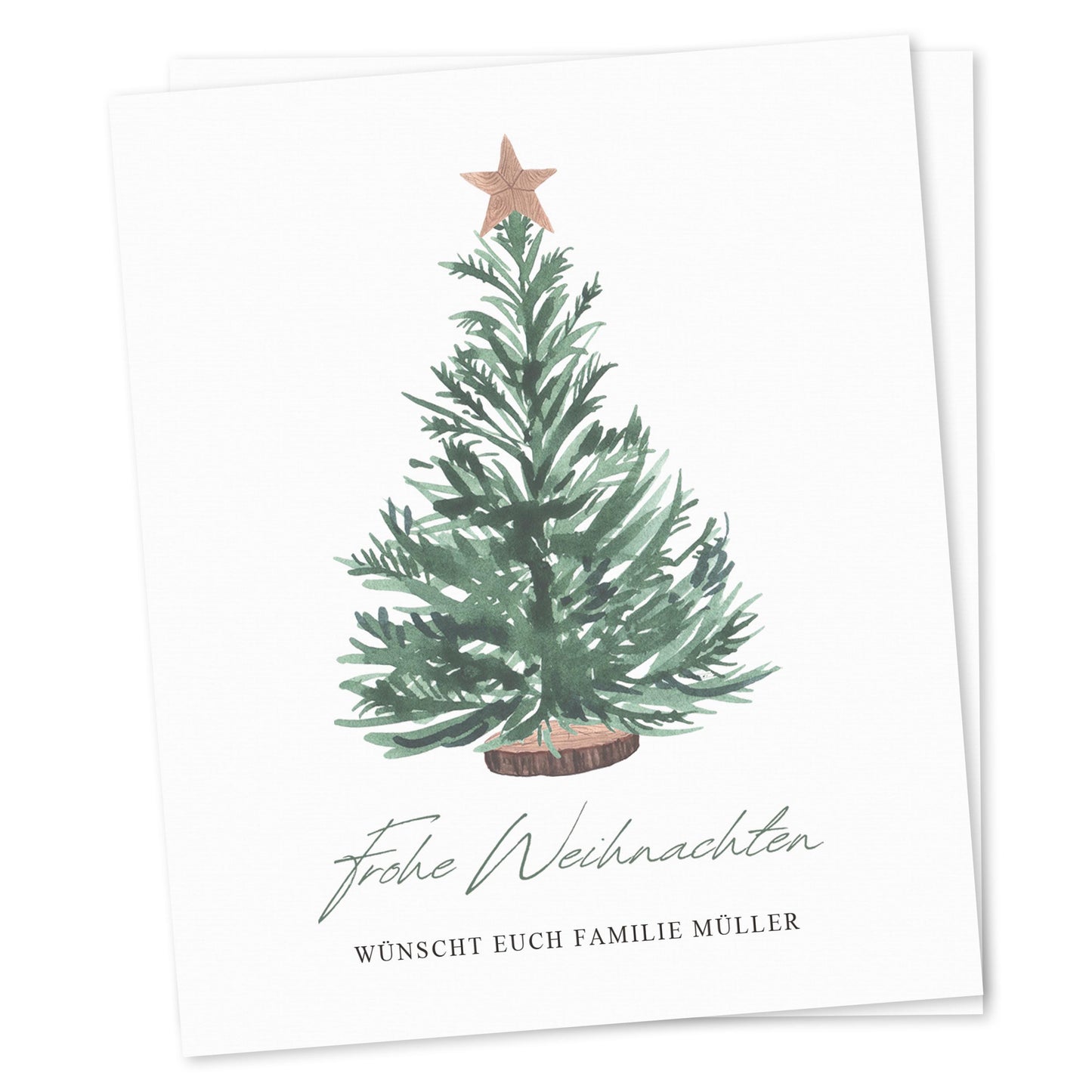 Weihnachtsgeschenk Weinetiketten personalisiert Weihnachtsbaum Weihnachten Geschenk Wein Etiketten selbstklebend 2 Stk. | 10x12 cm