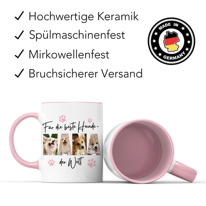 Hundemama Tasse Hund personalisiert mit Foto Hundebesitzerin Geschenk Fototasse Hundeliebhaberin Hundetasse lustig