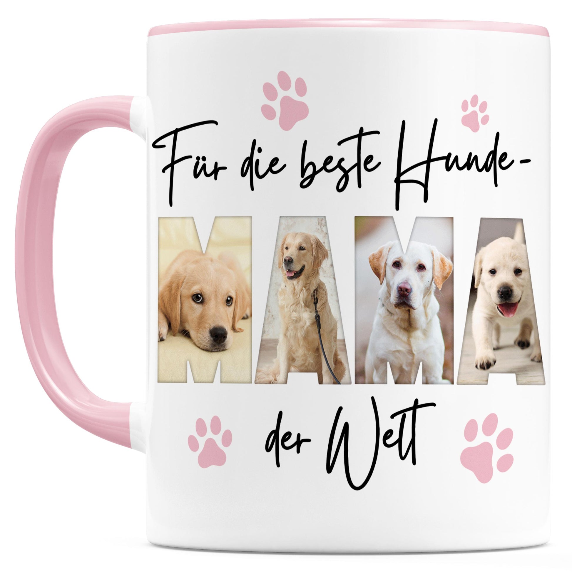 Hundemama Tasse Hund personalisiert mit Foto Hundebesitzerin Geschenk Fototasse Hundeliebhaberin Hundetasse lustig