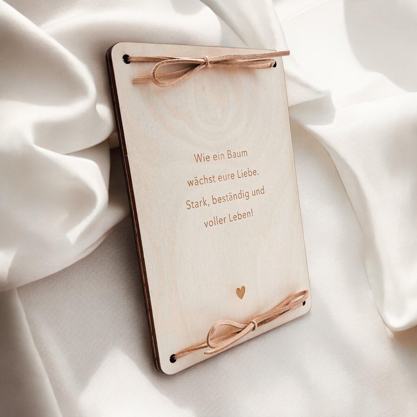 Geldbaum Hochzeit personalisiertes Geldgeschenk Hochzeit Hochzeitsgeschenk für Brautpaar Geld Geschenk Geschenkkarte aus Holz 12x17 cm