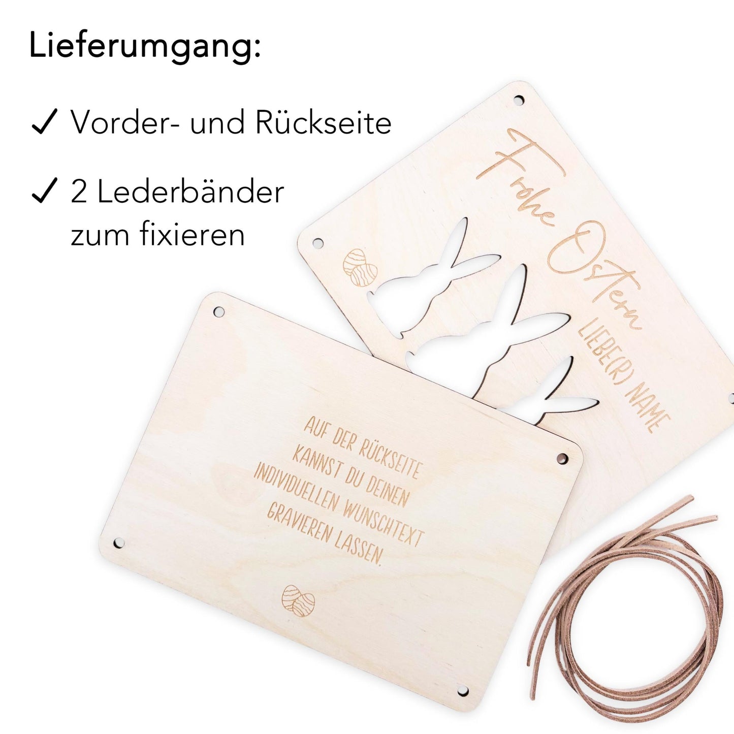 Geldgeschenk Ostern personalisiertes Ostergeschenk Kinder Geld Verpackung Osterkarte Geschenkkarte aus Holz 12x17 cm