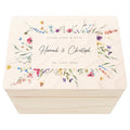 Erinnerungsbox Hochzeit personalisierte Erinnerungskiste Hochzeitsgeschenk für Brautpaar Holzkiste Geschenkkiste Geschenkbox 30x20x13 cm