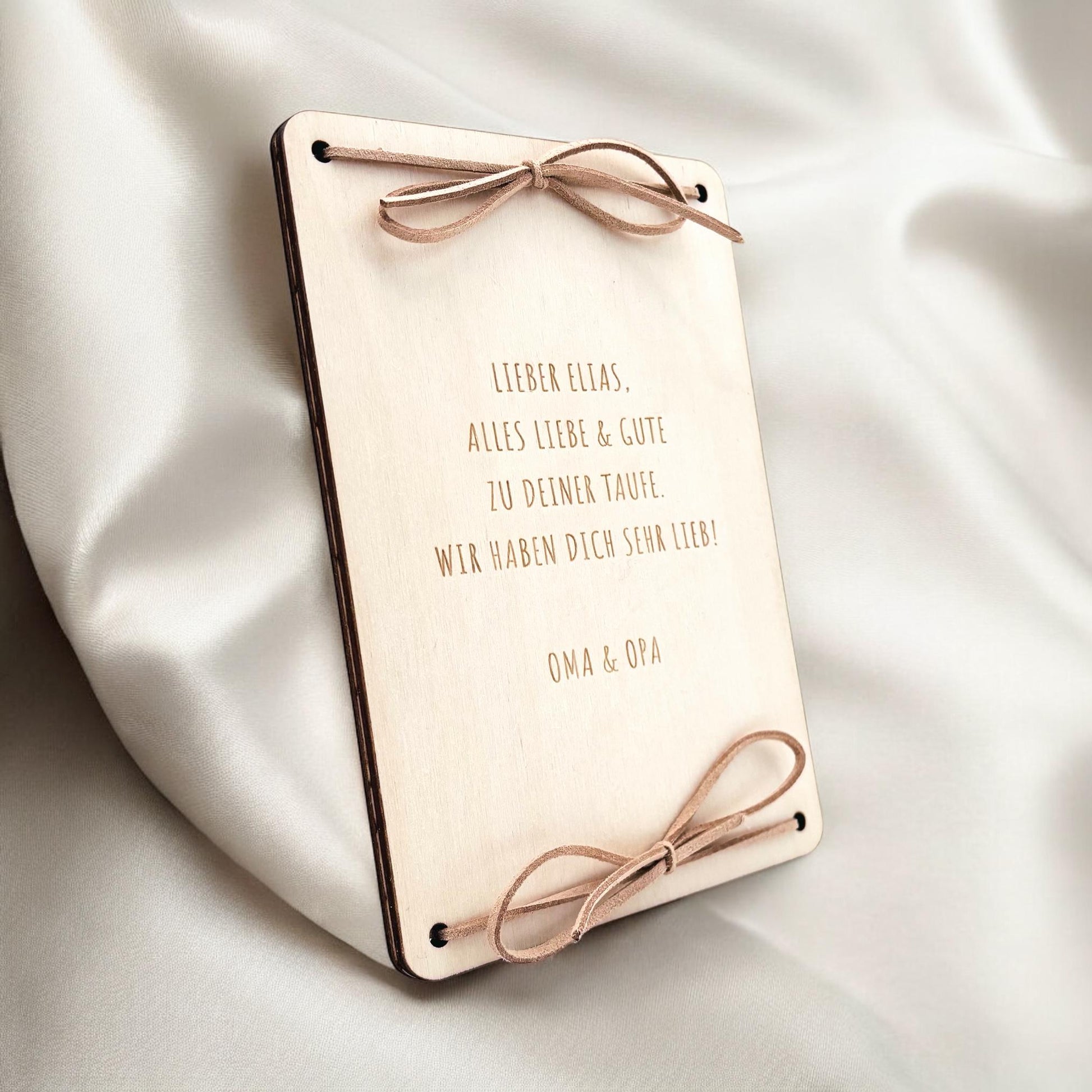 Taufkarte Taufgeschenk Geld Taufe personalisierte Geldgeschenk Verpackung Geschenk Kreuz Geschenkkarte aus Holz 12x17 cm