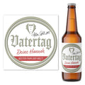 Vatertagsgeschenk Bieretiketten personalisiert Flaschenetikett Bier Vatertag Geschenk Papa Bierflaschen Etiketten 2 Stück | 9x9 cm